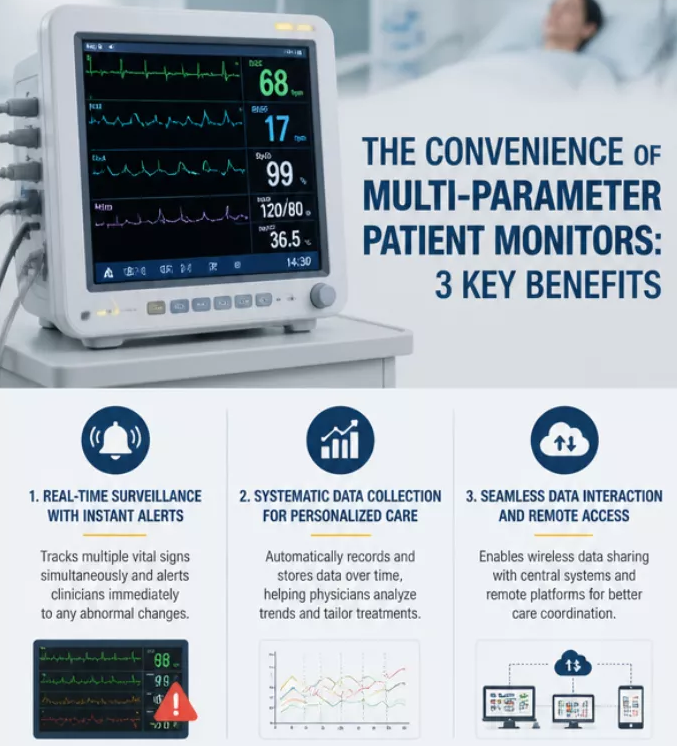 The Convenience of Multi-Parameter Patient Monitors: 3 Key Benefits