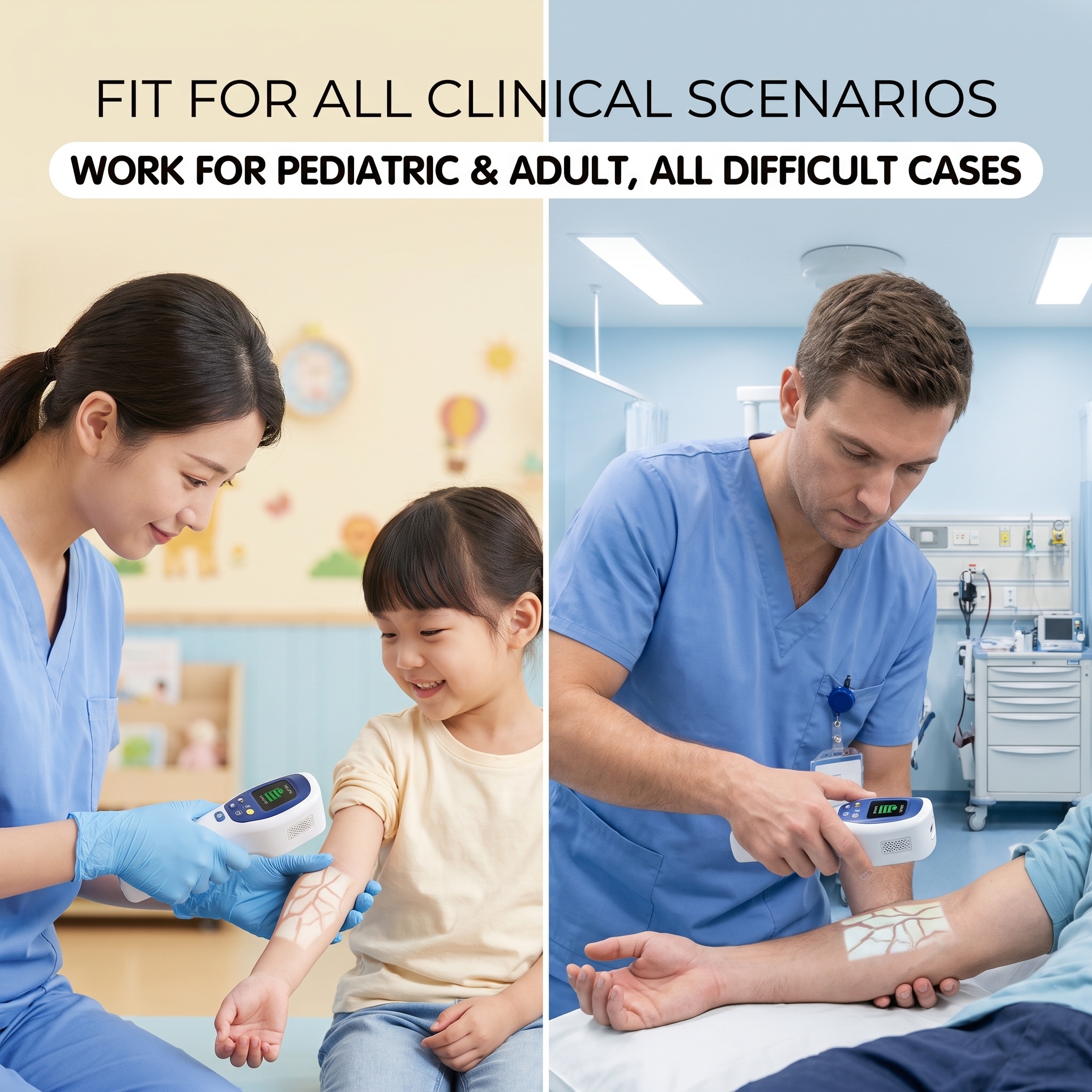 Pediatric Vein Finder Technology: Supporting Difficult Venous Access in Children