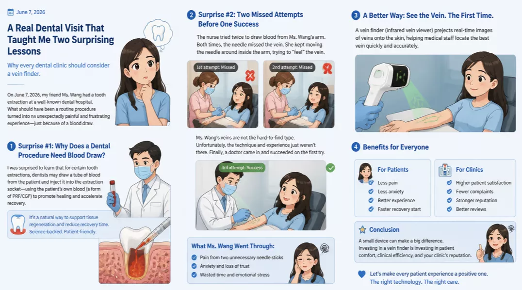 When Veins Are Hard To Find: Why Vein Visualization Technology Matters in Dental Clinics