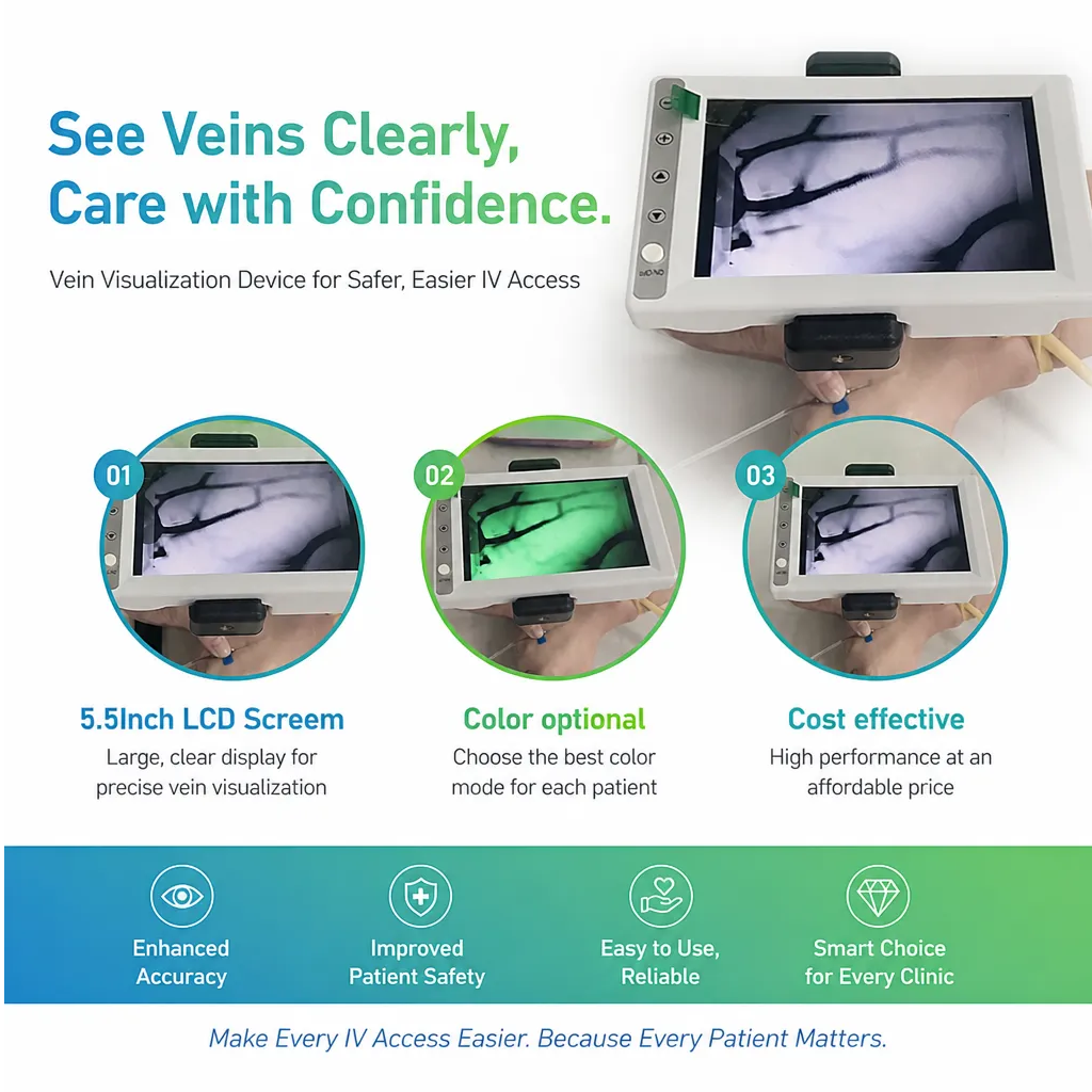 AV 300 (DRK-VOVO-YJ) LCD Screen Vein Finder for Advanced Multi-Site Vein Visualization in Clinical Practice